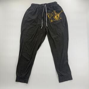 True Religion Lounge Jogger Pants Men Medium 32-34 Gray Guitar Buddha